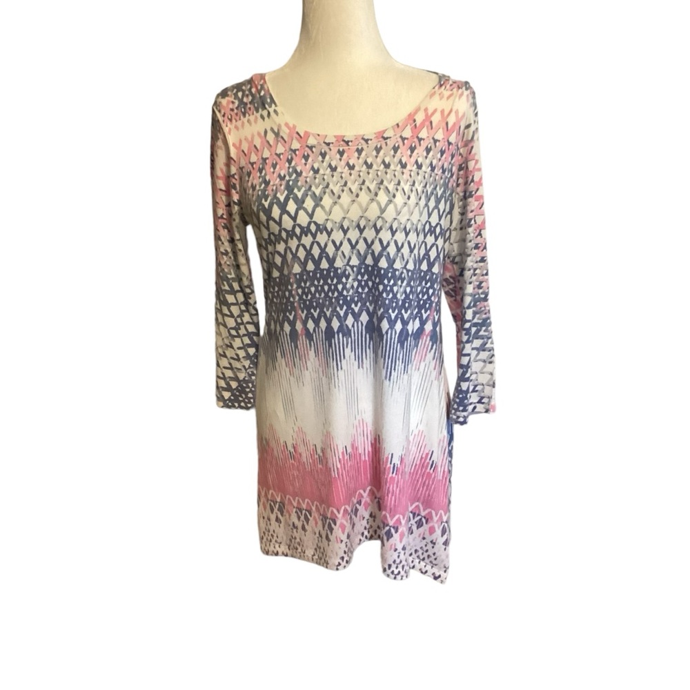 Whimsy Rose Tunic Top in Pastels size Large - Picture 3 of 7